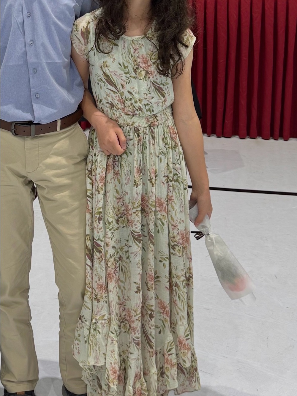 Joyfolie maxi floral dress sz 12